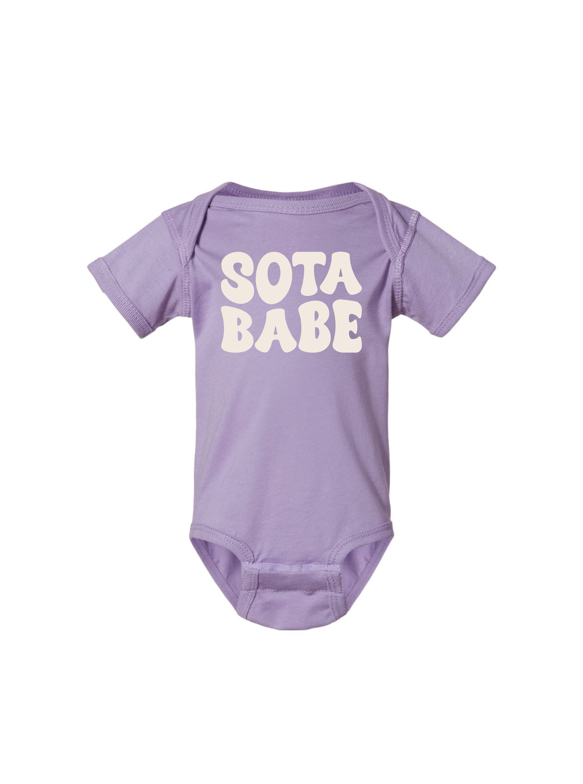 Sota Babe Onesie [lavender] - Northern Print Co.