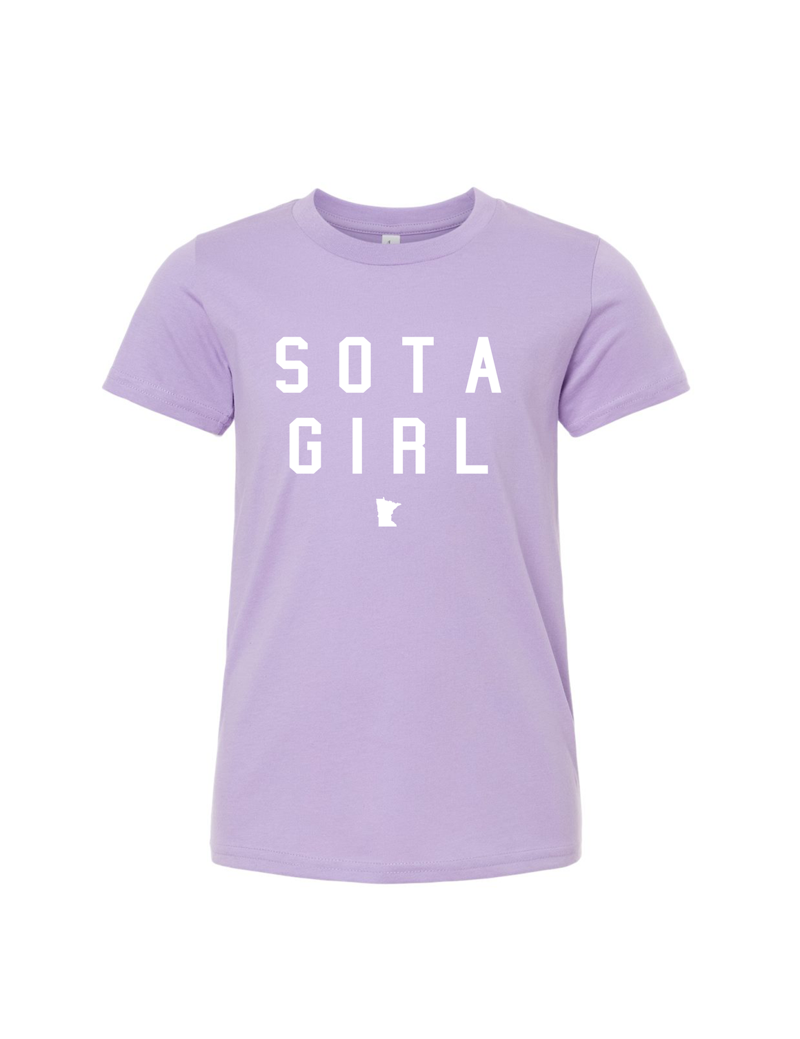 Youth Sota Girl Tee [lilac] - Northern Print Co.