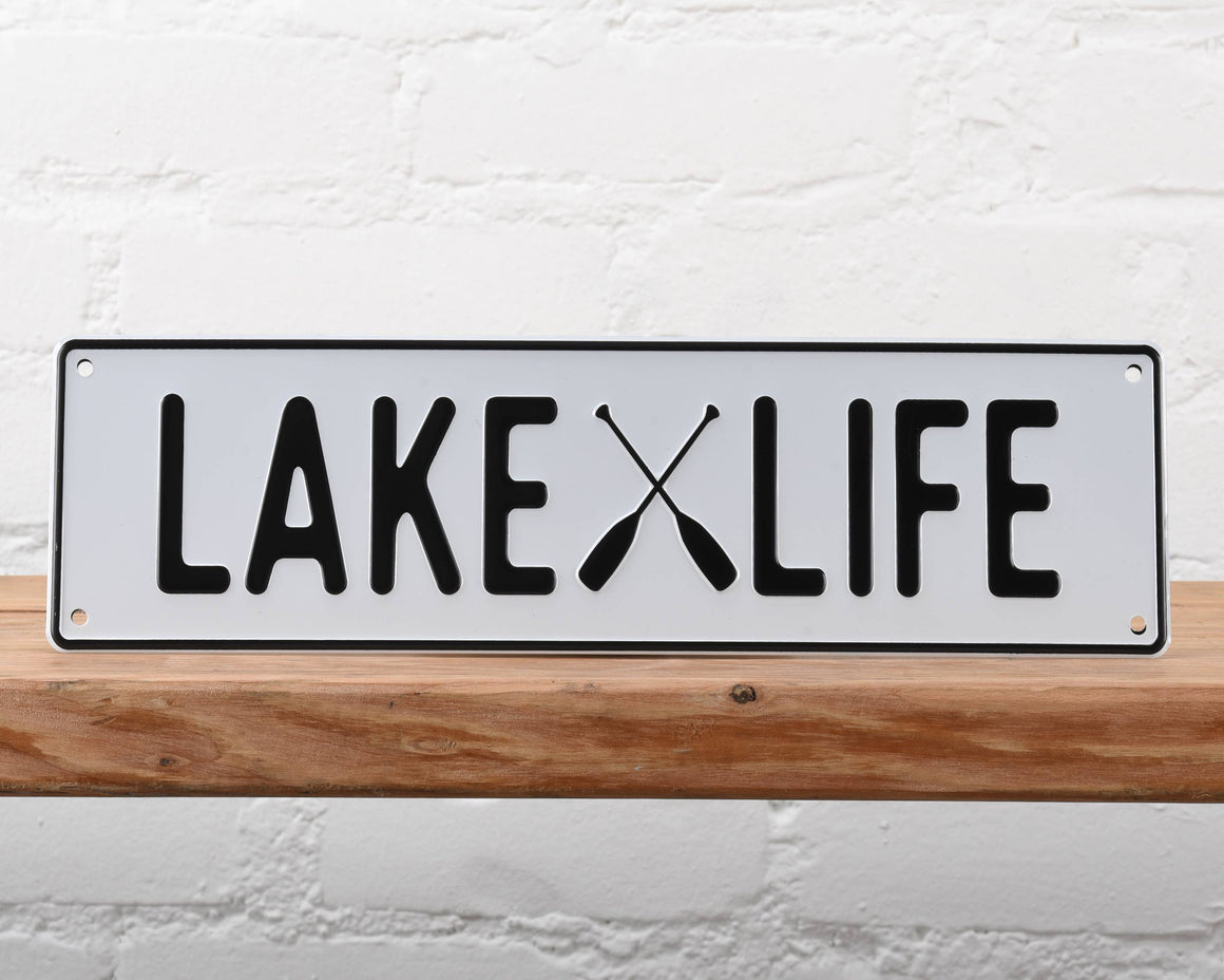 Lake Life Aluminum Sign - Northern Print Co.