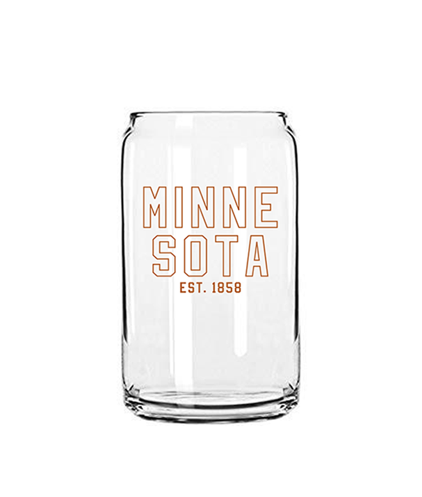 MN 1858 Can Glass - Northern Print Co.