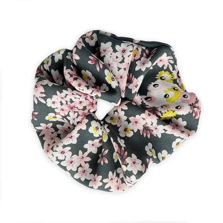Pink Blossoms XL Scrunchie - Northern Print Co.