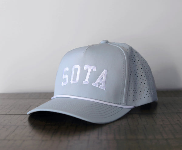 Weekender Rope Snapback [Silver/White] - Northern Print Co.