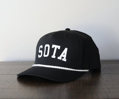 Classic Rope Snapback [black] - Northern Print Co.