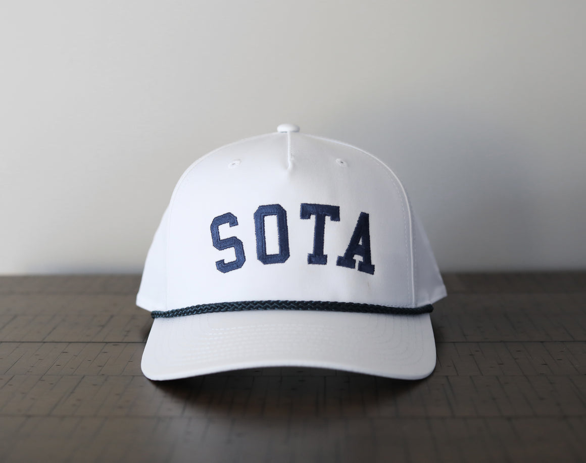 Americana Hat [white/navy]