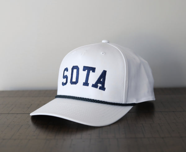 Americana Hat [white/navy] - Northern Print Co.