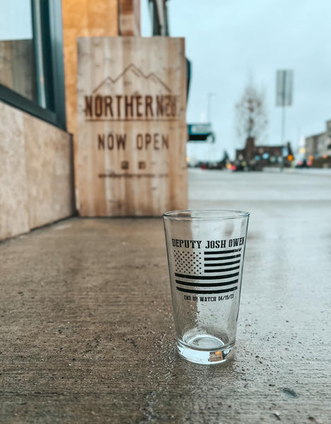 Deputy Josh Owen Pint Glass - Northern Print Co.