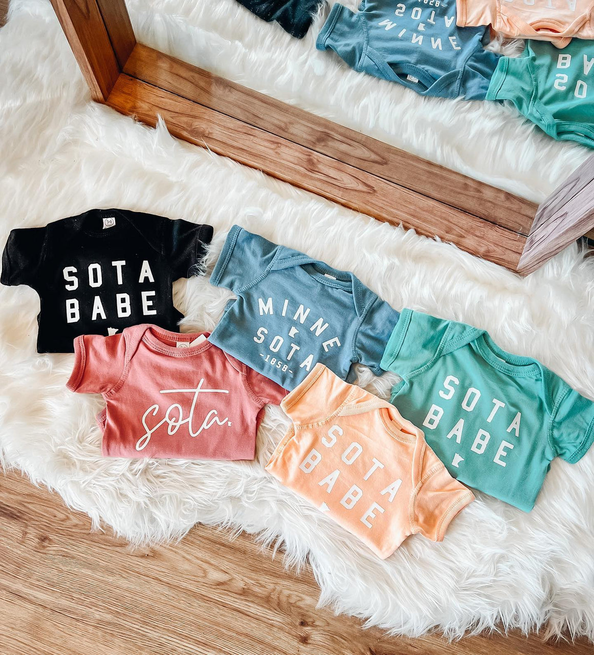 Baby Sota Onesie [mauve] - Northern Print Co.