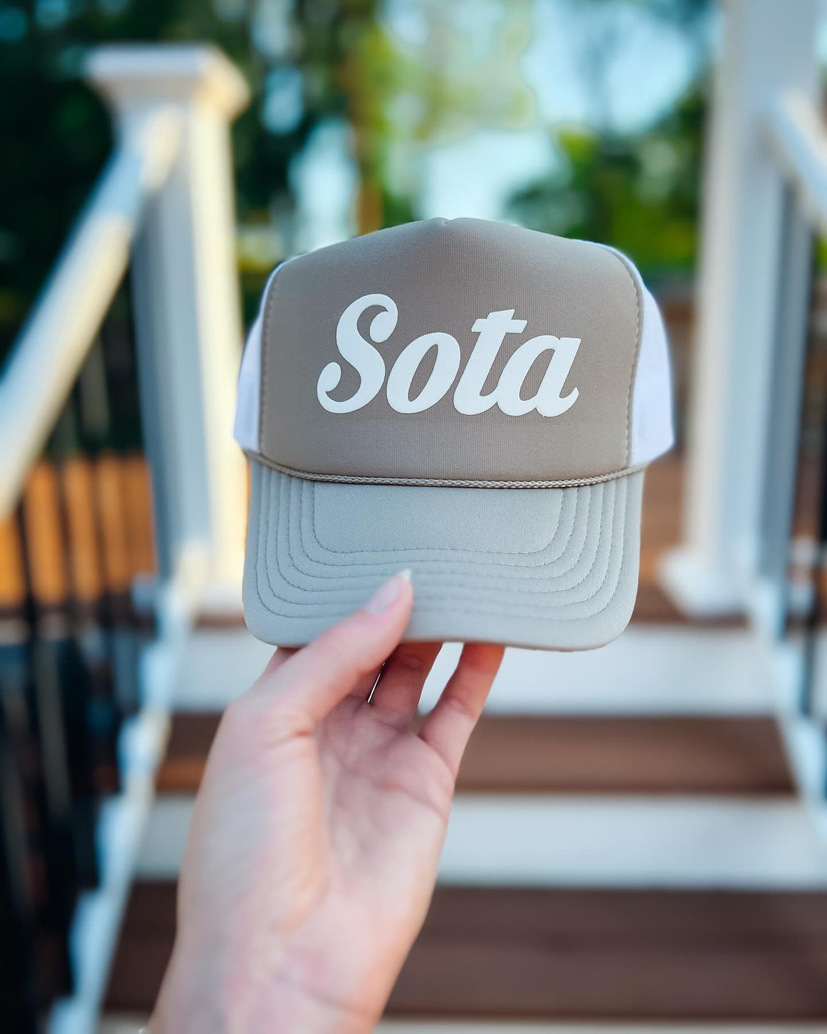 Sota Trucker Hat [white puff]