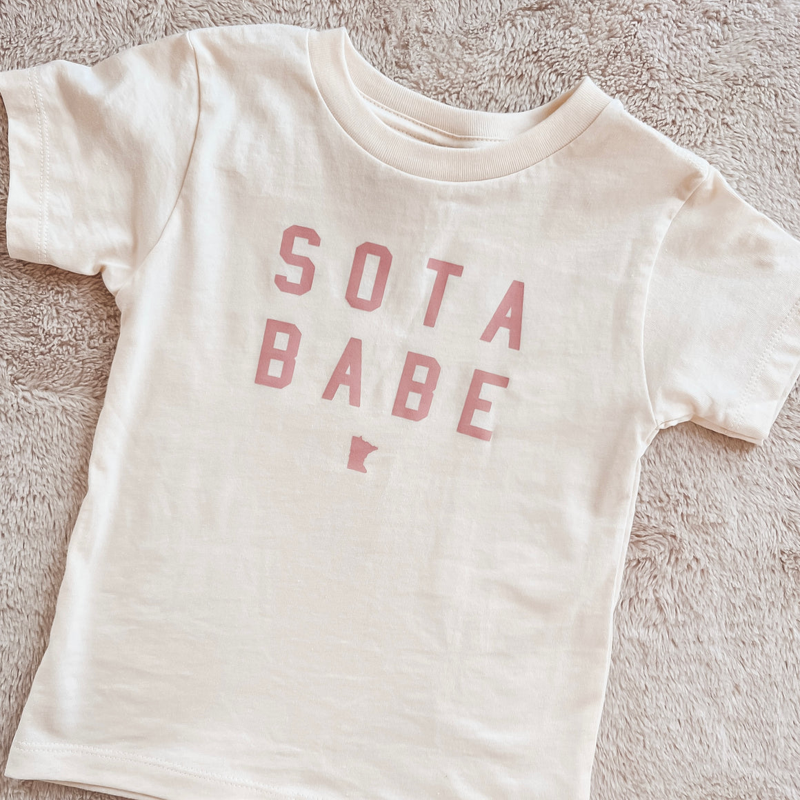 Toddler Sota Babe Tee [ivory] - Northern Print Co.
