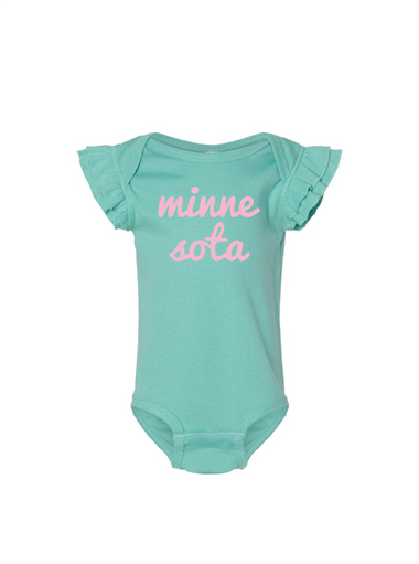 Ruffle MN Onesie - Northern Print Co.