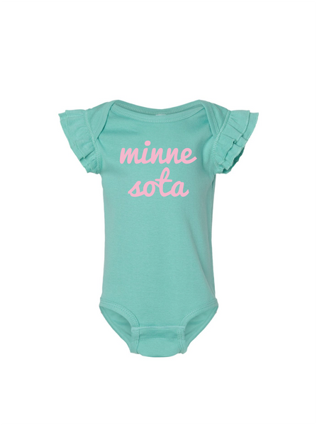 Ruffle MN Onesie - Northern Print Co.
