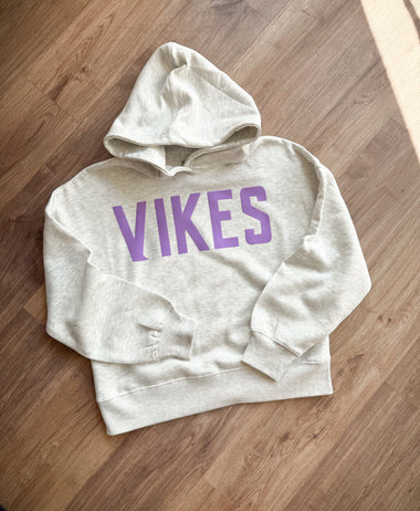 Women's Vikes Hoodie [puff logo] - Northern Print Co.