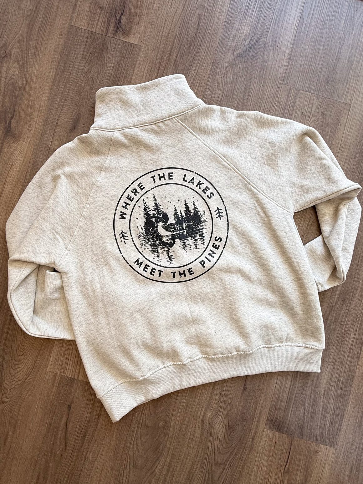 North Star Loon Zip [oatmeal] - Northern Print Co.