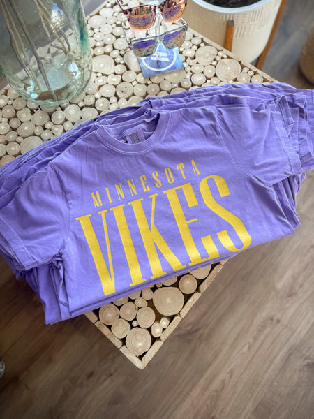 Minnesota Vikes Tee [violet] - Northern Print Co.