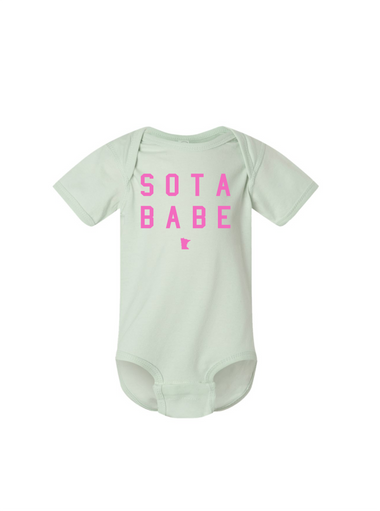 Sota Babe Onesie [key lime] - Northern Print Co.