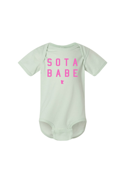 Sota Babe Onesie [key lime] - Northern Print Co.