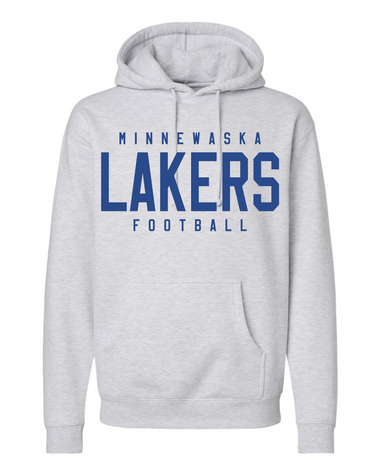 Minnewaska Football Hoodie - Northern Print Co.