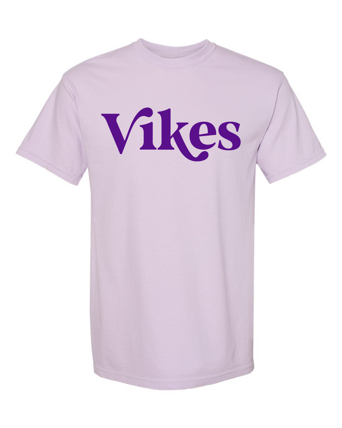 Retro Vikes Tee [lavender] - Northern Print Co.