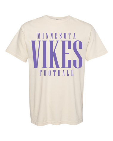 Minnesota Vikes Tee [cream] - Northern Print Co.