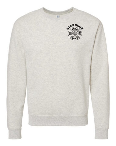 Unisex JERZEES Crewneck [Oatmeal Heather] - Northern Print Co.