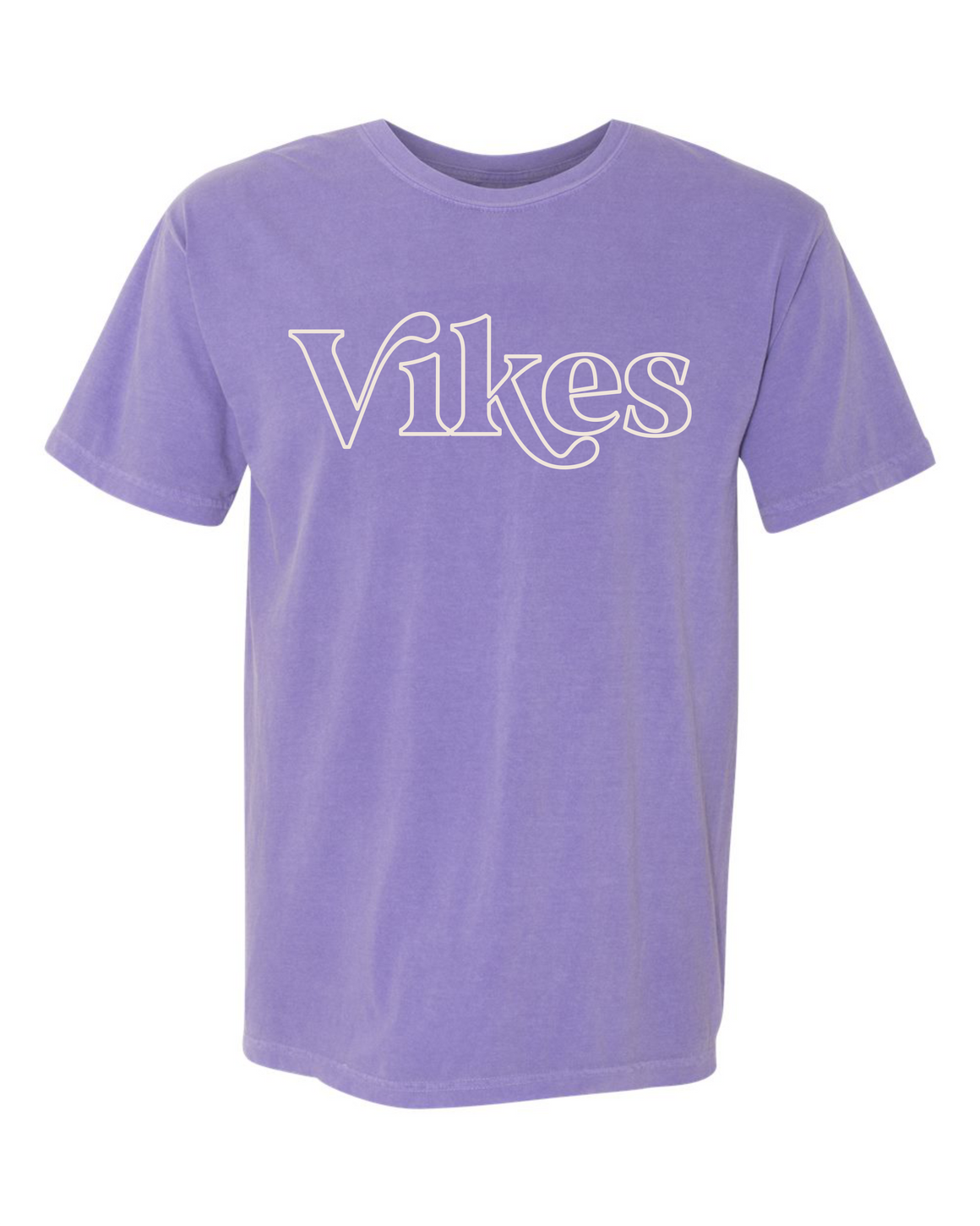 Retro Vikes Tee [violet] - Northern Print Co.