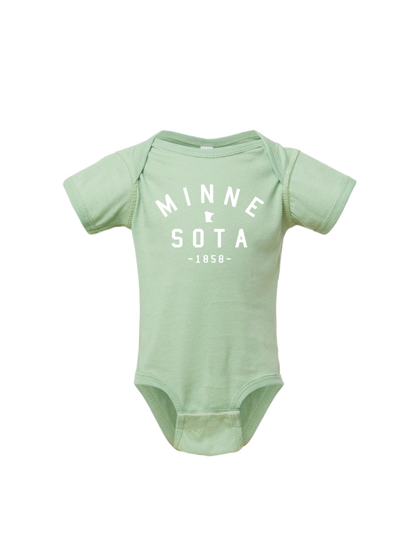 Baby MN Onesie [sage] | Northern Print Co.