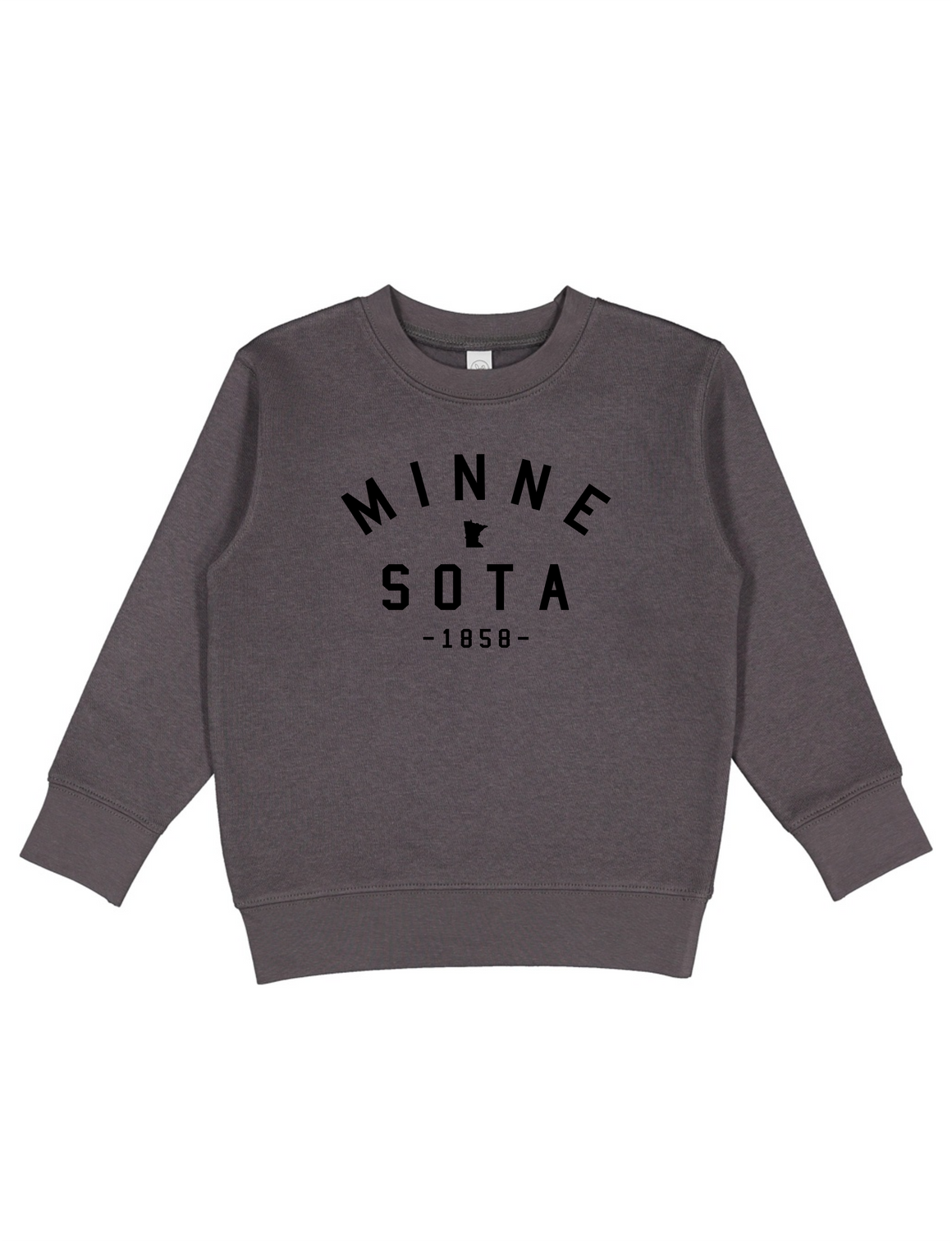 MN Toddler Crew [gravel] - Northern Print Co.