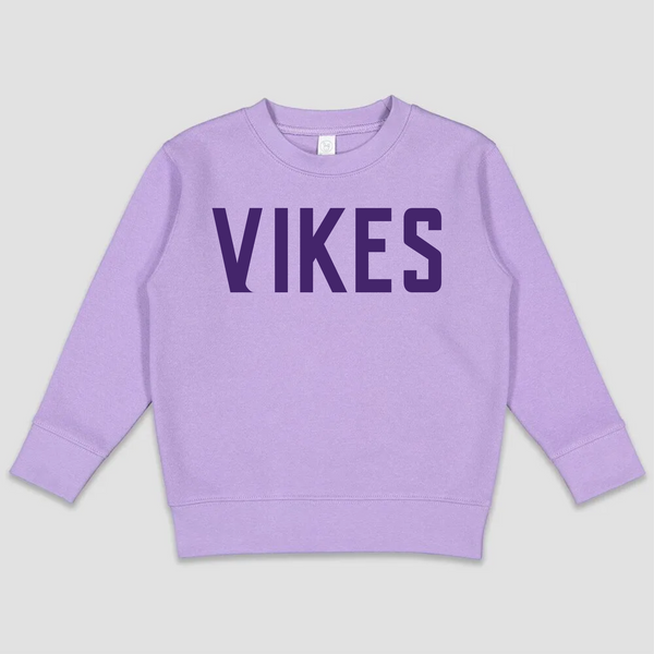 Toddler Vikes Crew [puff logo] - Northern Print Co.