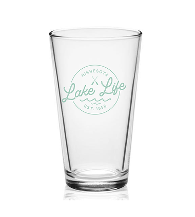 Lake Life Pint Glass - Northern Print Co.
