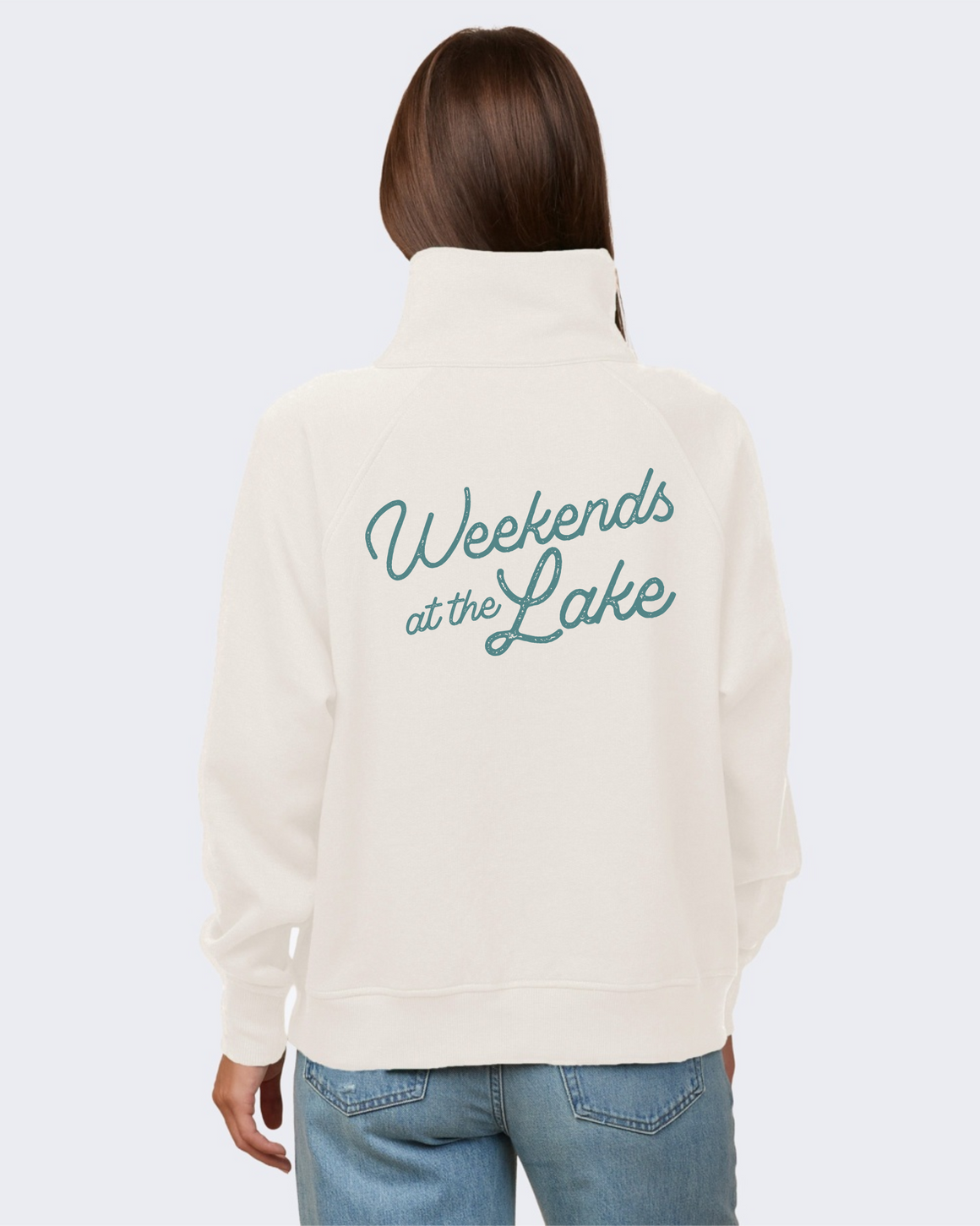 Women's Washed Up 1/4 Zip - Northern Print Co.