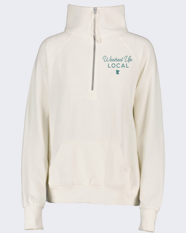Women's Washed Up 1/4 Zip - Northern Print Co.
