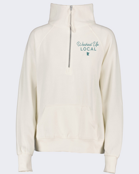 Women's Washed Up 1/4 Zip - Northern Print Co.