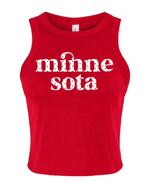 Women's Americana Crop Tank - Northern Print Co.