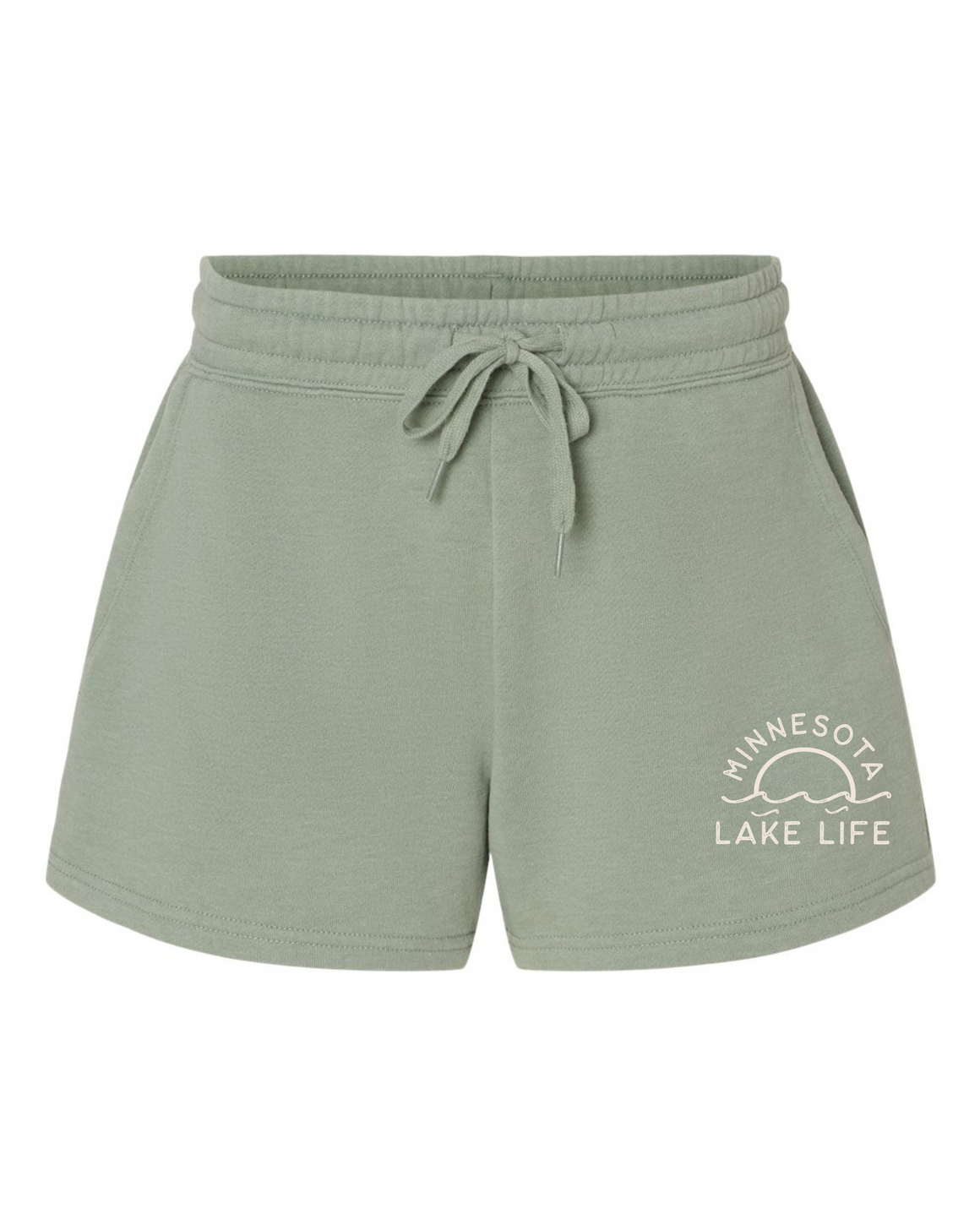 Women's Lake Life Shorts [surf spray] - Northern Print Co.
