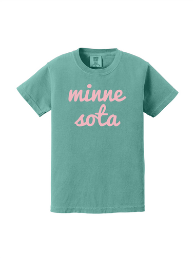 Youth MN Tee [surf] - Northern Print Co.