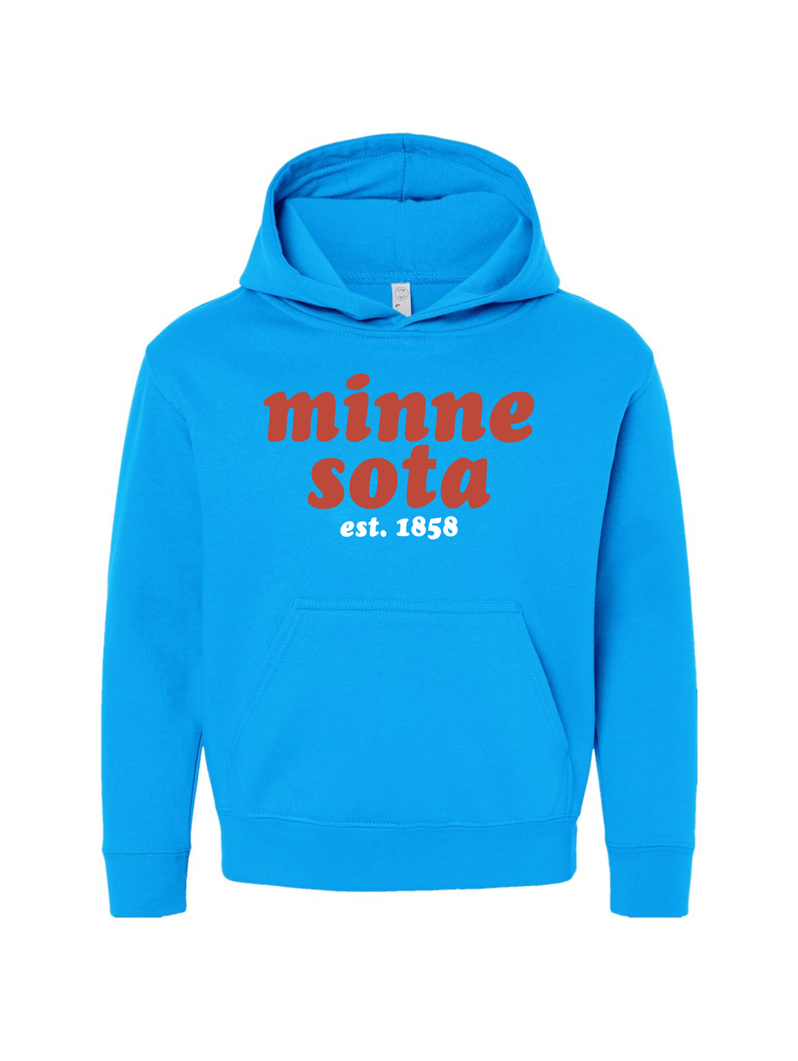 Vintage Youth Hoodie [heather blue] - Northern Print Co.