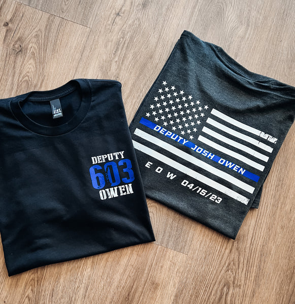Deputy Owen Tee - BLACK - Northern Print Co.