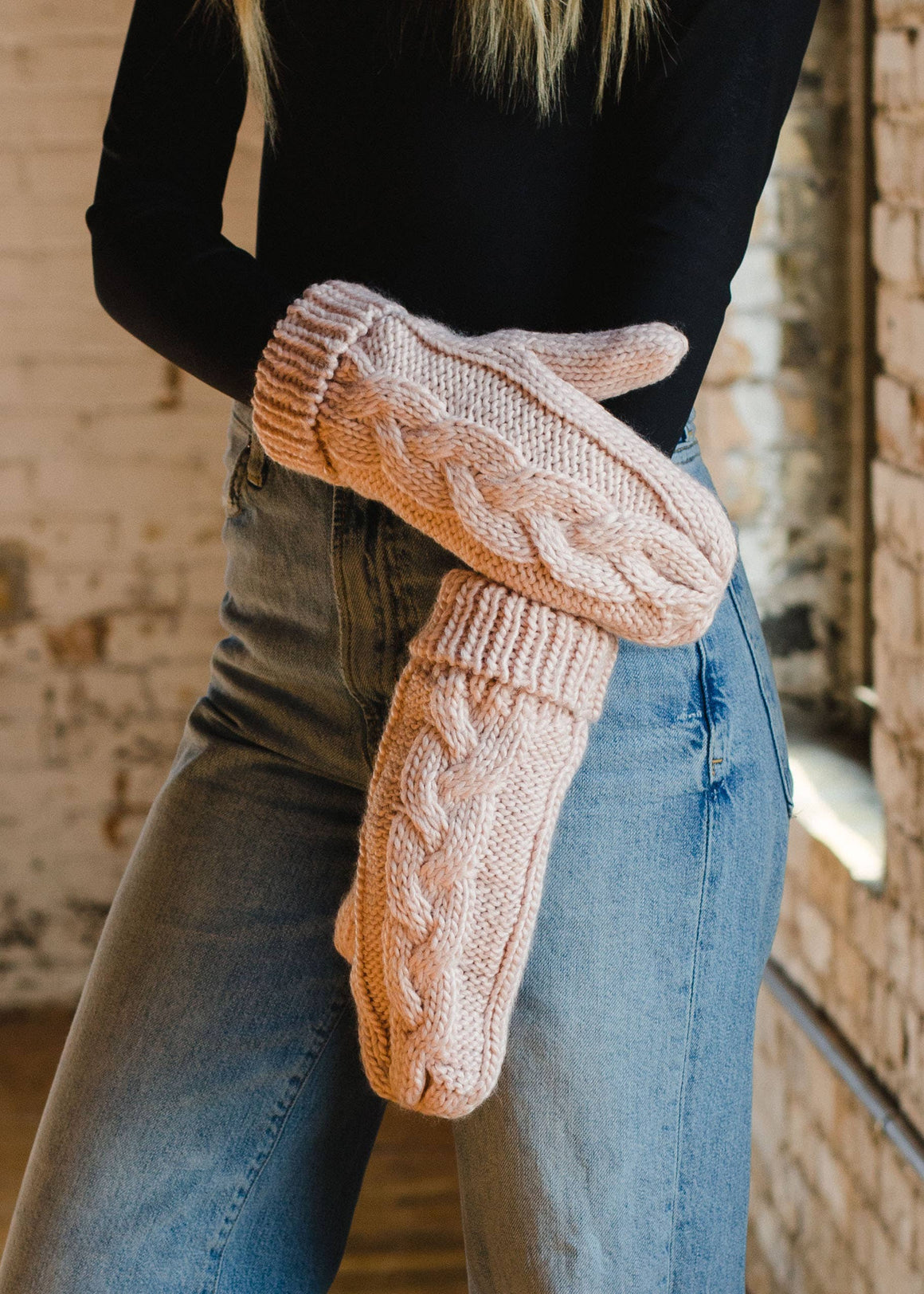 Cable Knit Mitten - Northern Print Co.