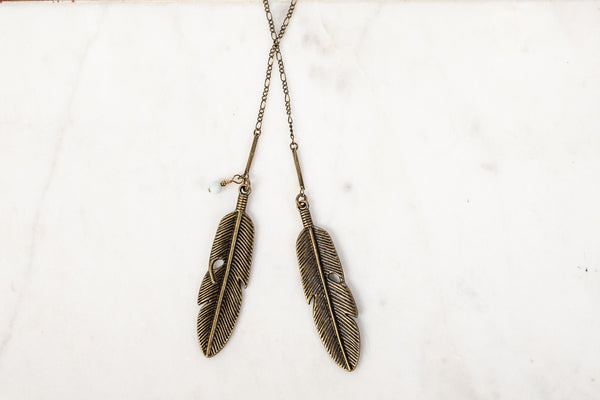 Feather Lariat - Northern Print Co.