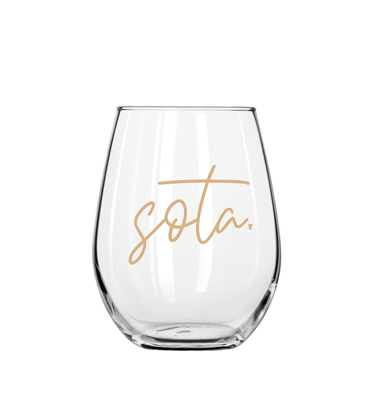 Sota Stemless Wine Glass - Northern Print Co.